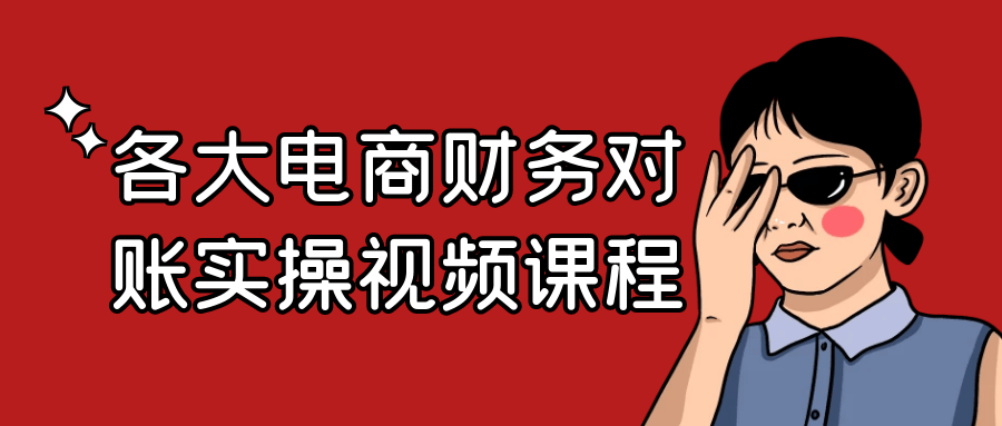 各大电商财务对账实操视频课程-小Z博客
