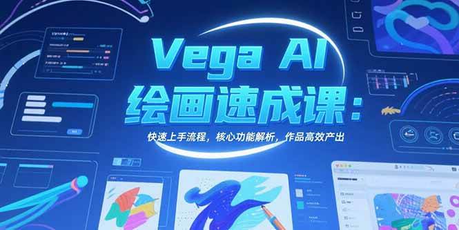 （15470期）Vega AI绘画速成课：快速上手流程，核心功能解析，作品高效产出-小Z博客