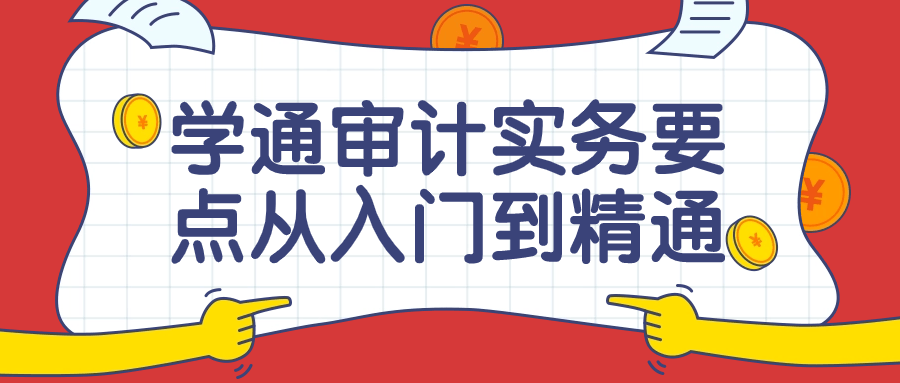 学通审计实务要点从入门到精通课-小Z博客